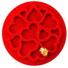 Силіконова форма Silikomart MINI LOVE DECOR, 12 комірок по 2 мл