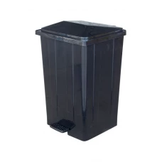 Контейнер для сміття Bora Plastik, 86 л, чорний Контейнер для сміття Bora Plastik, 86 л, чорний