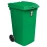 Контейнер для сміття Bora Plastik 240 л, зелений, пластик