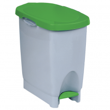 Контейнер для мусора, 22 л, зеленая крышка