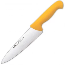 Ніж кухарський Arcos 2900, сталь Nitrum, жовтий