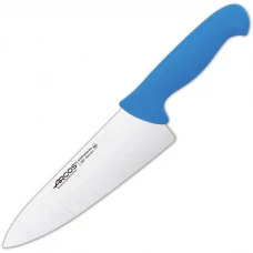Ніж кухарський Arcos 2900, сталь Nitrum, синя ручка