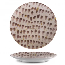 Тарелка круглая фарфоровая G.Benedikt Isabelle Brush 240 мм ISC2124-K0016