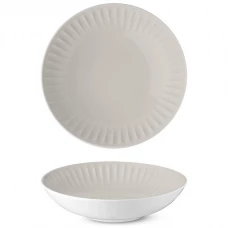 Тарілка глибока «G.Benedikt» Ribby color, фарфор, Ø 220 мм Тарілка глибока «G.Benedikt» Ribby color, фарфор, Ø 220 мм