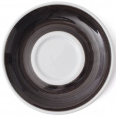 Блюдце cappuccino, cappuccino large 14,5 см Black для серій «Verona/Torino/Bari/Palermo Millec