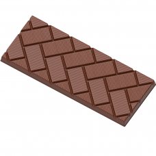 Форма для шоколадной плитки «плиточки» 145x58x8 мм, 1х4-74 г.