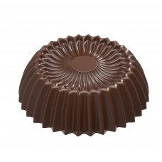 Форма для шоколаду «Плісе» 30,5x30,5 мм h 10 мм, 3х7 шт. / 7 г 1976 CW