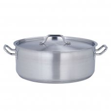 Кастрюля низкая с крышкой 32х16 см, 12,5л, серия «Resto Range»