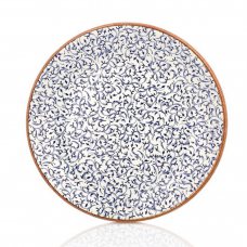 Тарелка круглая 25 см, декор Edera, серия «Tinta»