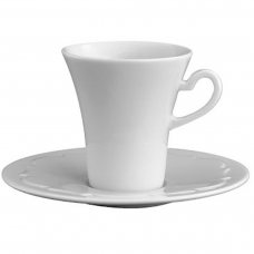 Чашка Caffe Lungo 90 мл з блюдцем 12 см серія «Vivaldi»