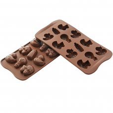 Форма силиконовая для шоколада CHOCO BABY 107x215xh 17 см SCG031
