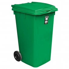 Бак для мусора зеленый 240 л