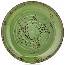 Тарелка круглая 27 см, цвет зеленый (Breeze), серия «Harmony»