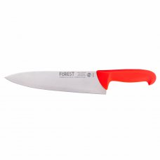 Нож поварский полугибкий 250 мм красный