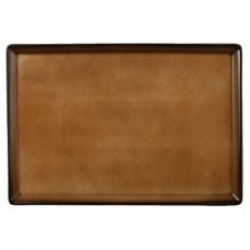Тарелка прямоугольная 32,5х17,6х1,8 см цвет Caramel серия «Fantastic» 736200-57125