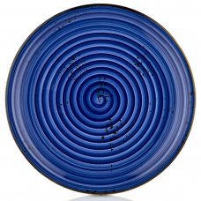 Тарілка кругла 25 см, колір синій (Enigma), серія «Harmony»