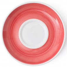 Блюдце 14,5 см Red для серій «Verona/Torino/Bari/Palermo Millecolori Hand Painted»