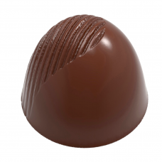 Форма для шоколада «Американский полуполосатый трюфель» 27х27 мм h 23 мм, 3х8 шт./ 10 г