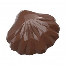 Форма для шоколаду «мушля з гранями» 116,5х109,5х30 мм, 1х2 шт./210 г 12072 CW