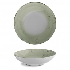 Тарелка глубокая 22 см серия «Isabelle» декор «Stone Green» ISC1922-K0010