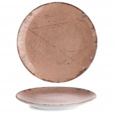 Тарелка круглая 24 см серия «Isabelle» декор «Stone Ginger» ISC2124-K0009