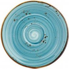 Блюдце 12 см под чашку 75 мл, цвет голубой (Infinity), серия Harmony HA-IN-ZT-01-KT
