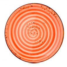 Тарілка кругла 21 см, колір теракотовий (Laterite), серія «Harmony» HA-LT-ZT-21-DZ