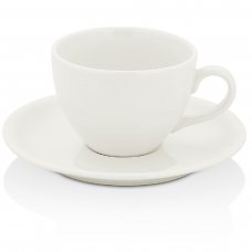 Чашка с блюдцем 220 мл, цвет белый (Arel), серия «Harmony»