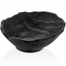 Салатник черный меламиновый 23,2x22,5 см, h 9,5 см, 0,77 л