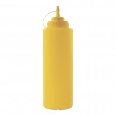 Пляшка для соусу 360мл, жовта
