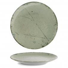 Тарілка кругла 24 см серія «Isabelle» декор «Stone Green»