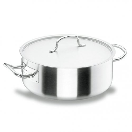 Каструля низька з кришкою 4,25 л, d 24 см, h 9,5 см