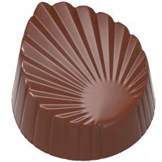 Форма для шоколаду «мушля» 33,5x30,5x19 мм, 3х7 шт. - 12 г