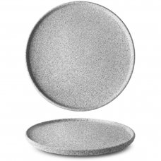 Тарелка d 24 см, цвет светло-серый, серия «Granit» (без глазирования)