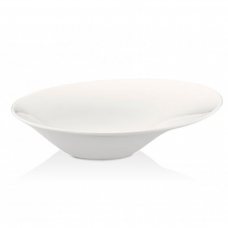 Тарелка для пасты с аси мметричным бортом 27 см, цвет белый (Arel), серия Harmony