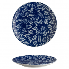 Тарелка круглая 21 см серия «Isabelle» декор »Blue Spring» ISC2121-K0028