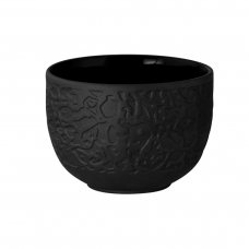 Соусник 7 см цвет черный серия «Nori relief» (глазирование внутри)