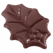 Форма для шоколаду «гостролист» 60x40х4 мм, 3х4 шт./7 г 1439 CW