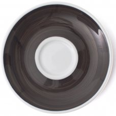 Блюдце espresso 12 см Black для серий «Verona/Torino/Roma Millecolori Hand Painted»