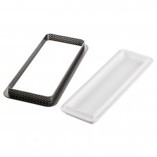 Форма силиконовая 235x75 ч 20 мм + 1 прямоугольное кольцо(265 KIT TARTE RING RECTANGULAR 265x105 MM