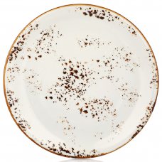 Тарелка круглая 25 см, цвет белый (Elegance), серия «Harmony» HA-EL-ZT-25-DZ