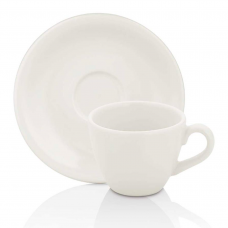 Чашка с блюдцем 75 мл,колір білий, серія «Harmony»