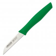 Нож для чистки 80 мм зеленый серия «Nova»