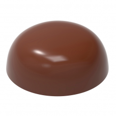 Форма для шоколаду «плоска напівсфера» 30,5х30,5 мм h 12 мм, 3х7 шт./ 8 г