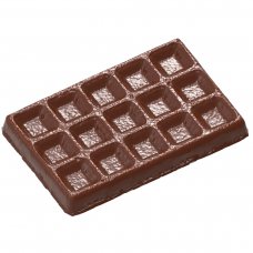 Форма для шоколадной плитки «брюссельские вафли» 103,5х69 мм h 10,5 мм, 1х3 шт./66 г
