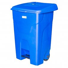 Бак для сміття синій 80 л