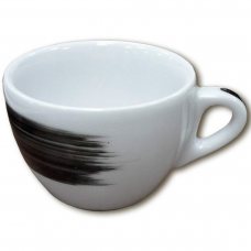 Чашка caffe latte 350 мл Black stroke B «Verona/Palermo Millecolori Hand Painted Brush stroke 35139
