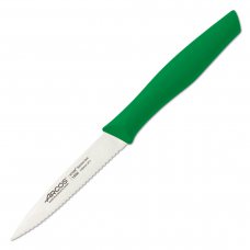 Нож для чистки 100 мм зубчатый серый «Nova»