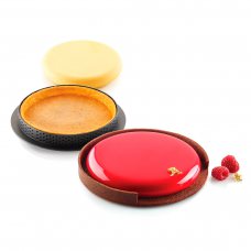 Форма силиконовая d 160 h20 мм + 1 кольцо (d 190 мм, h 20 мм) – 1 форма KIT TARTE RING ROUND D190 MM