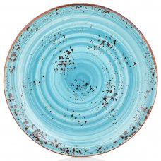Тарілка кругла 19 см, колір блакитний (Infinity), серія «Harmony» HA-IN-ZT-19-DZ